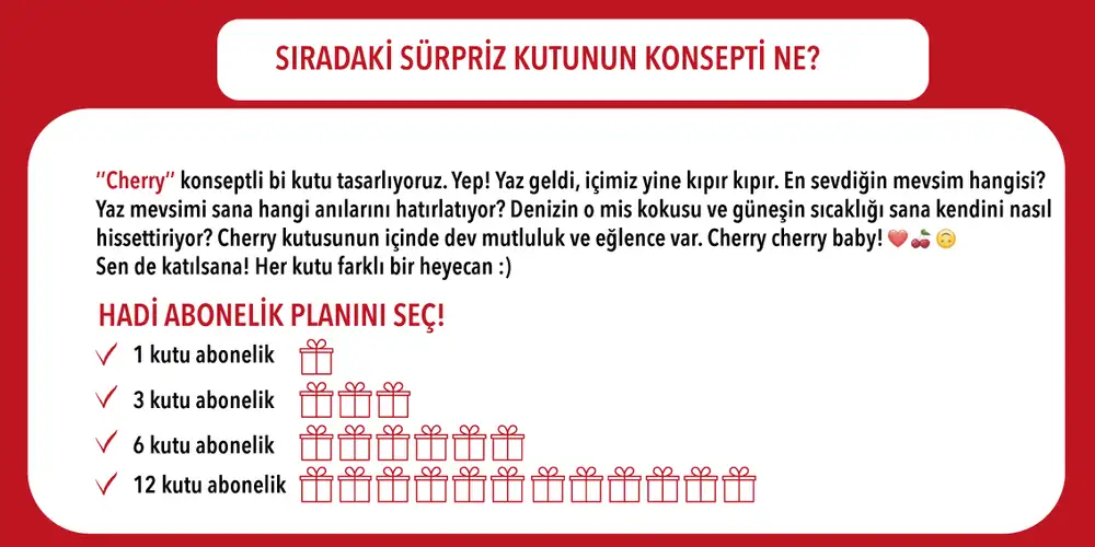 Sürpriz Hediye Kutu