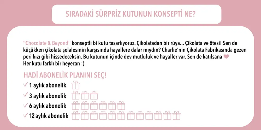 Sürpriz Hediye Kutu
