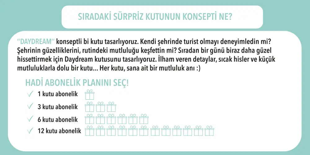 Sürpriz Hediye Kutu