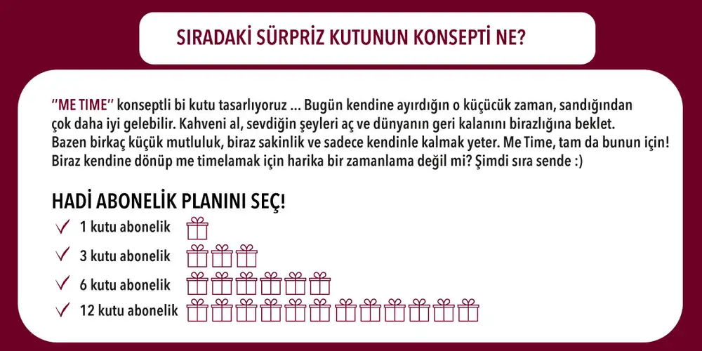 Sürpriz Hediye Kutu