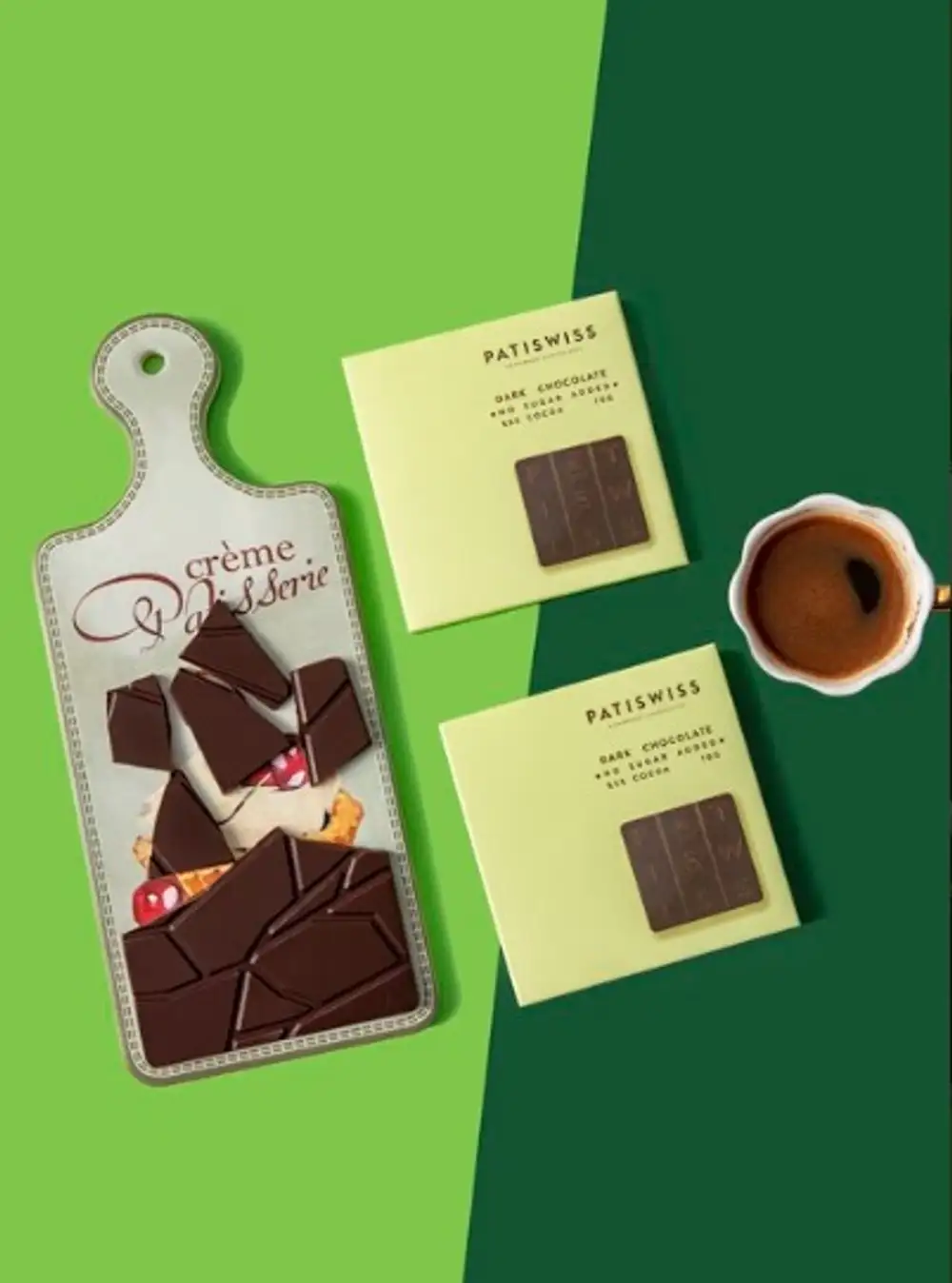 Patiswiss Şeker İlavesiz Bitter Tablet Çikolata