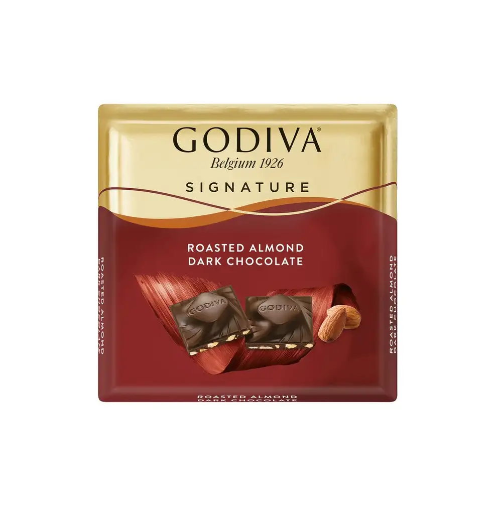 Godiva Bademli Bitter Kare Çikolata