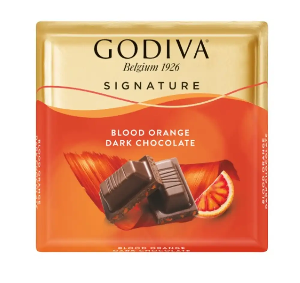 Godiva Kan Portakallı Bitter Kare Çikolata