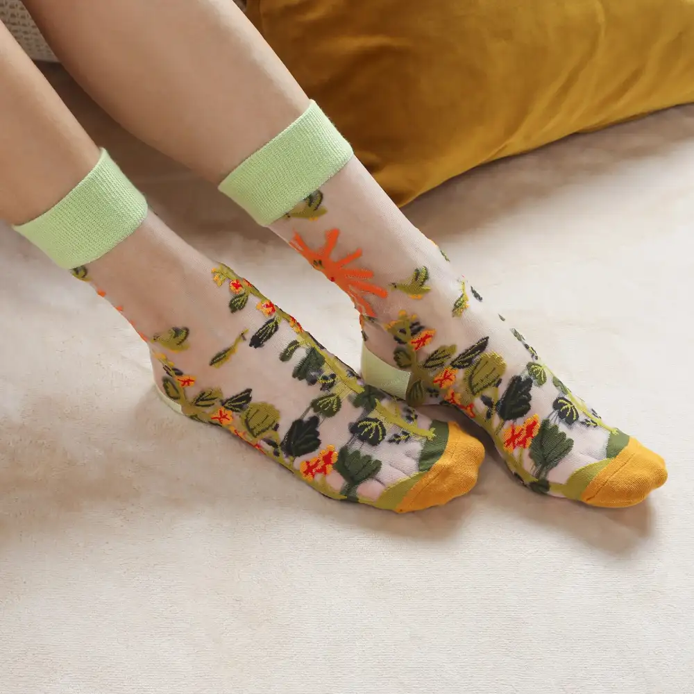 Çorap N46 - Bolero Japon Kore Tarzı Şeffaf Transparan Kadın Çorap Summer