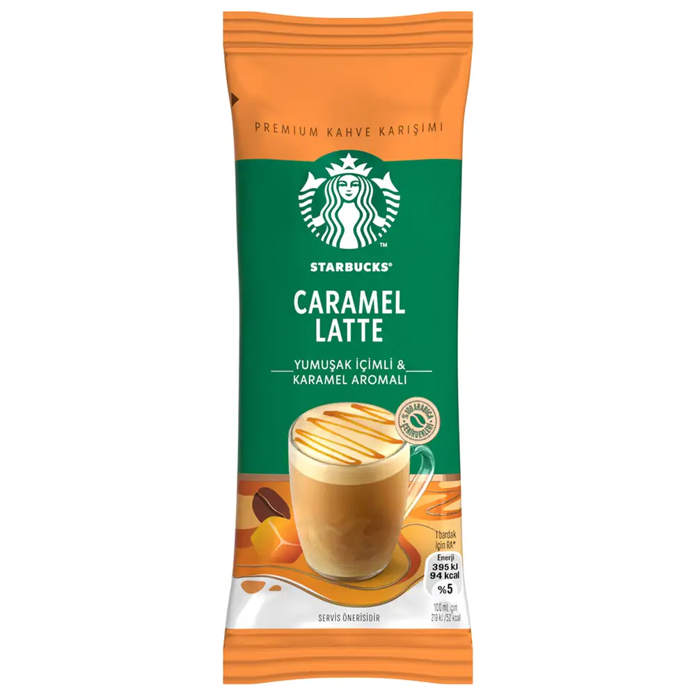 Starbucks Caramel Latte Premium Kahve Karışımı Tek İçimlik