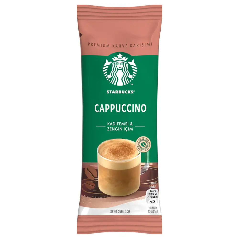 Starbucks Cappuccino Premium Kahve Karışımı Tek İçimlik