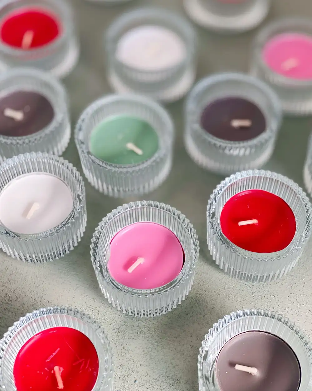 Ikea Finsmak Beyaz Kokulu Tealight Mumluk Seti 2'li