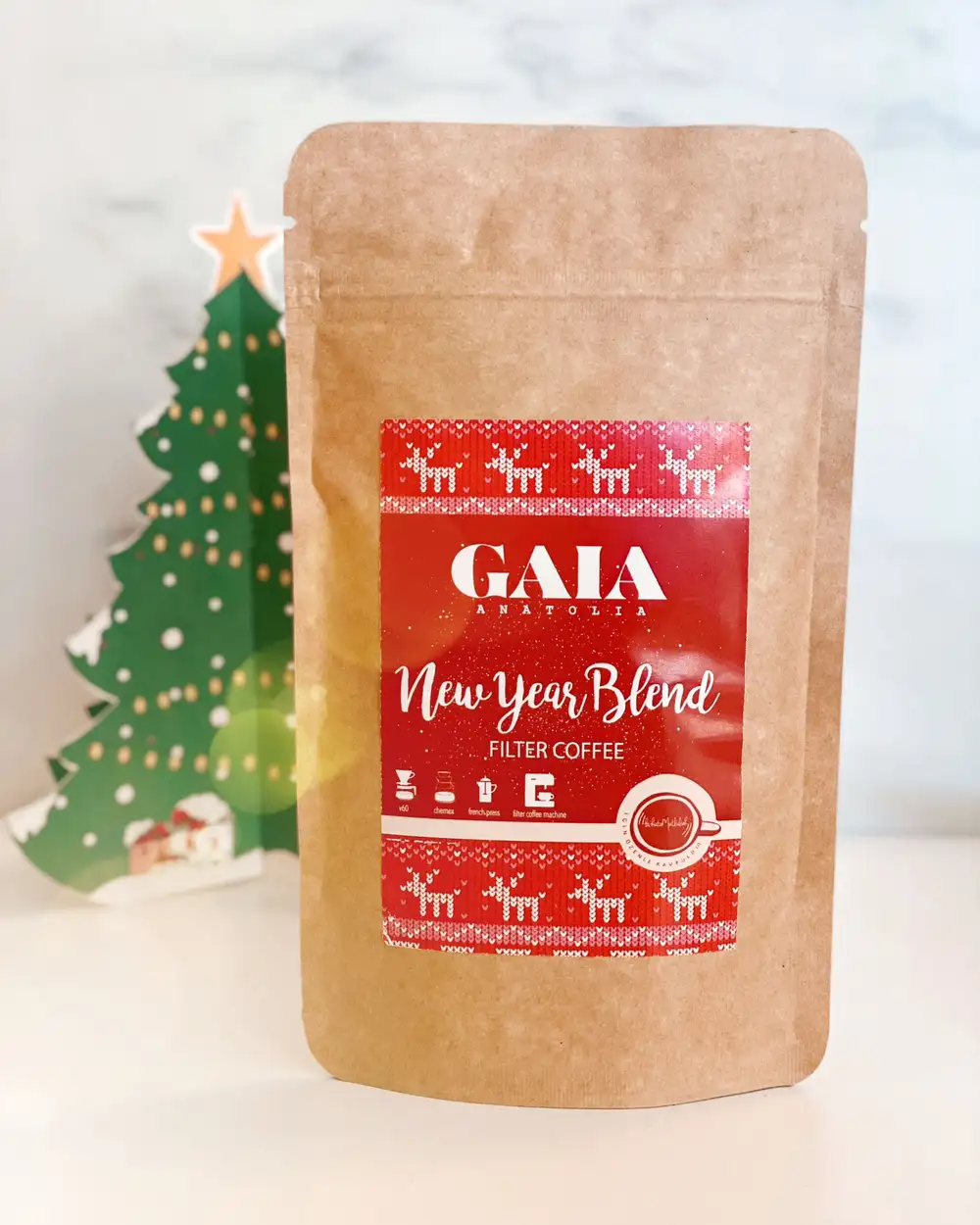 Yılbaşı Yeni Yıl Filtre Kahve - New Year Blend Gaia Coffee 50 gr.