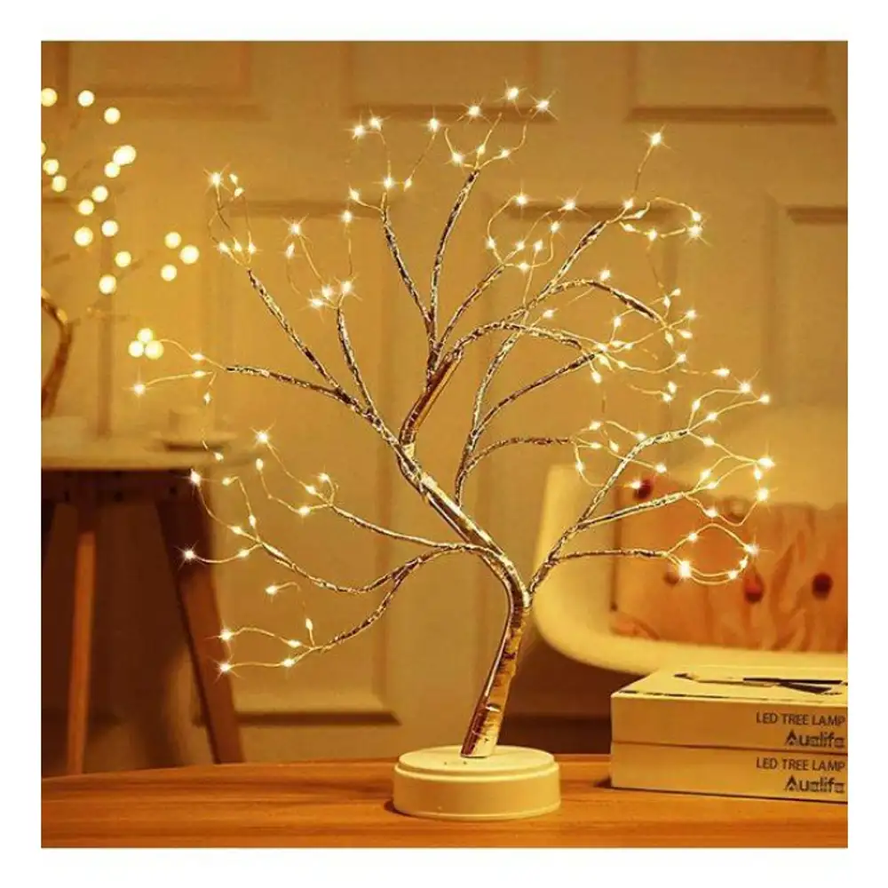 Dekoratif Ağaç Tasarımlı Dallar Peri Led Lamba Yılbaşı Süsü