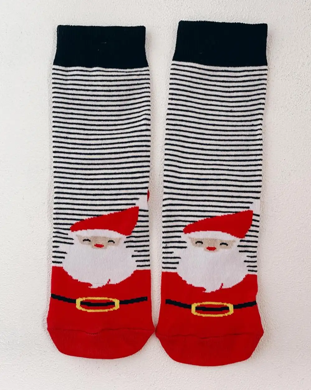 Yılbaşı Çorap Çizgili Noel Baba Yeni Yıl Çorabı