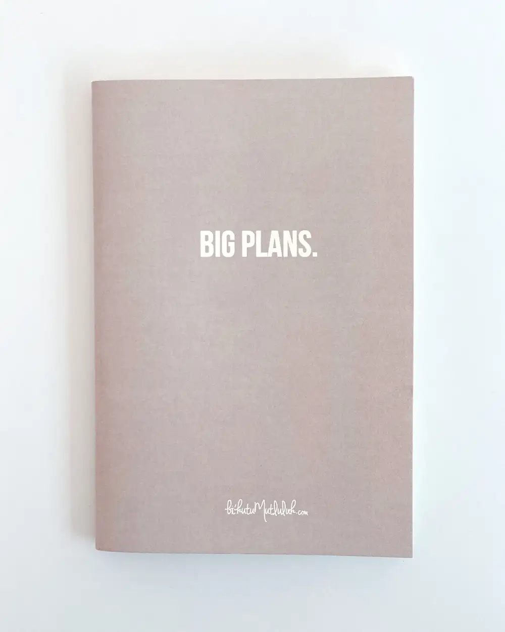 Big Plans Planner Süresiz Haftalık Planlayıcı İş Hediyesi Defter Gri