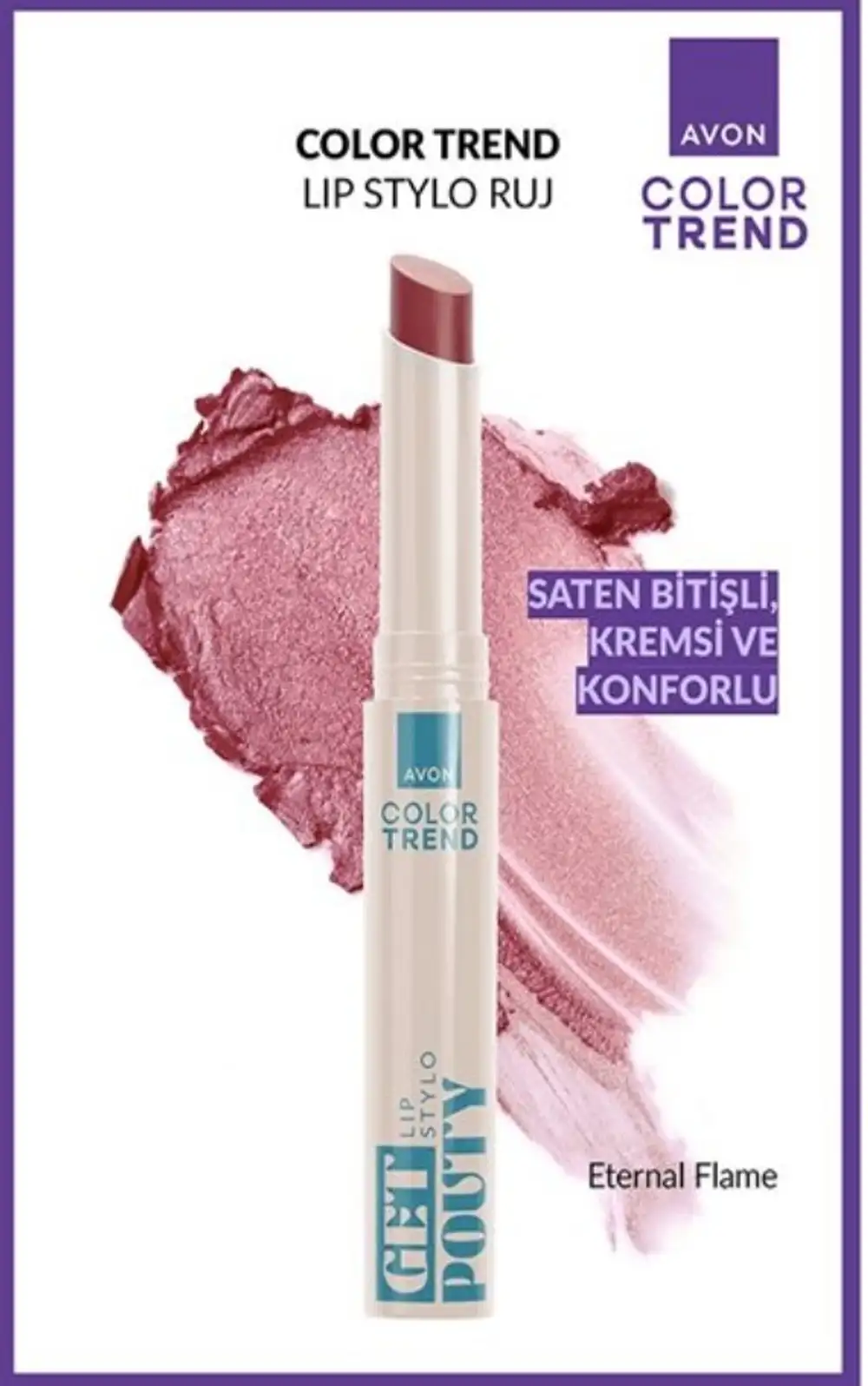 Avon True Beauty Lip Stylo Ruj - Eternal Flame