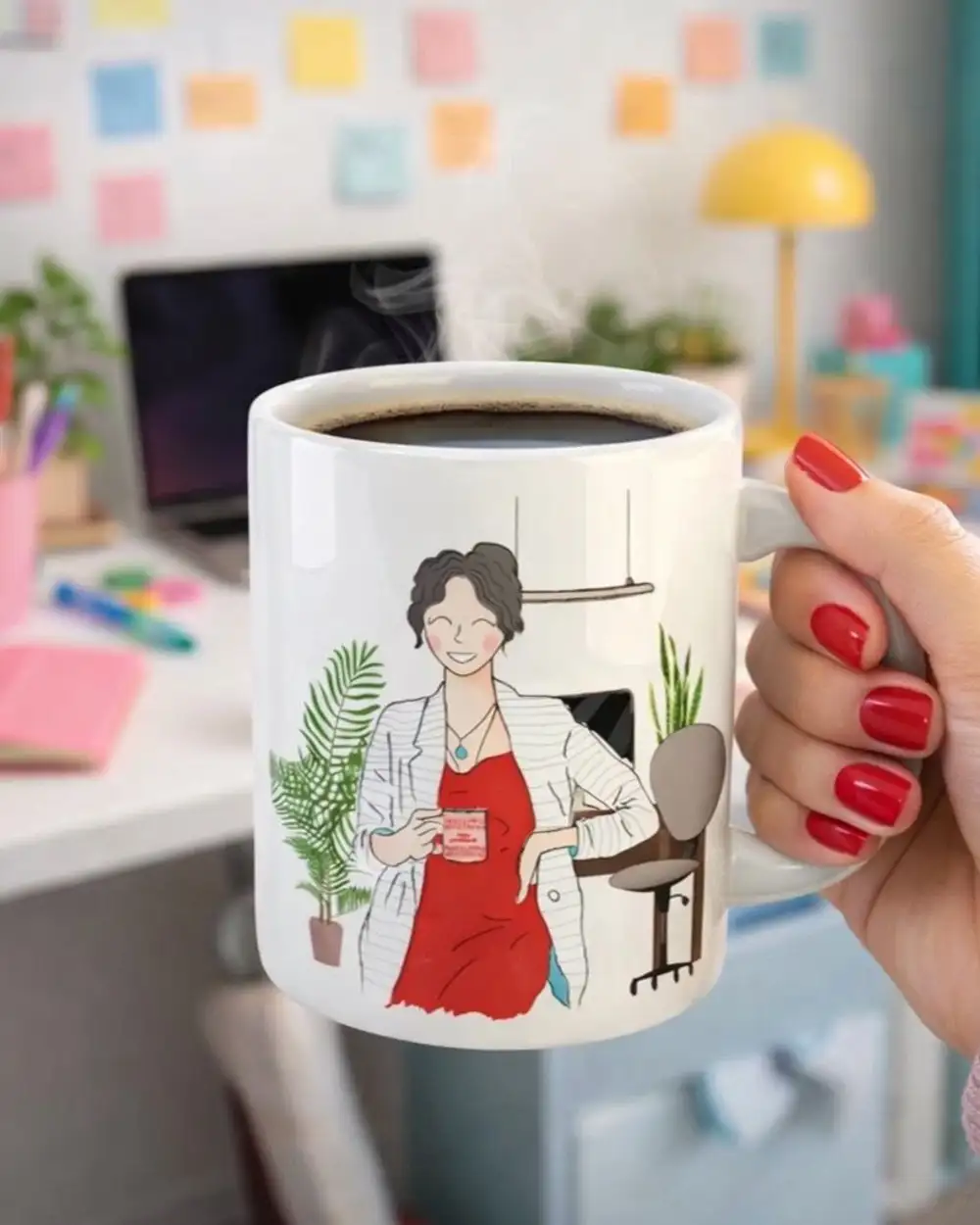 Güçlü İş Kadını Girl Boss Hediye Kupa Bardak