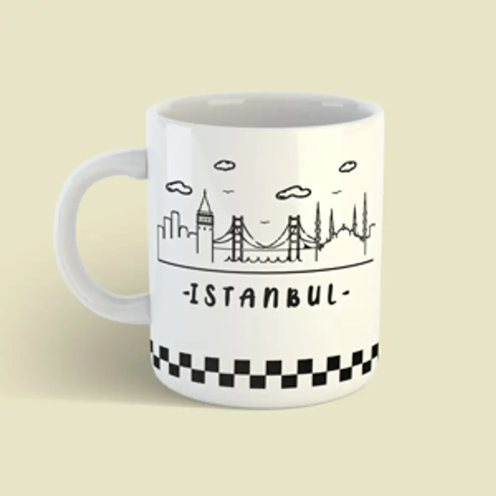 Dünya Şehirleri İstanbul Hediye Kupa Bardak
