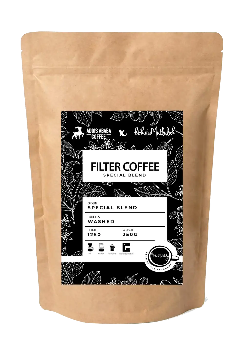 Filtre Kahve - Fresh Start Siyah Special Blend Filter Coffee Addis Ababa Coffee 50 gr.