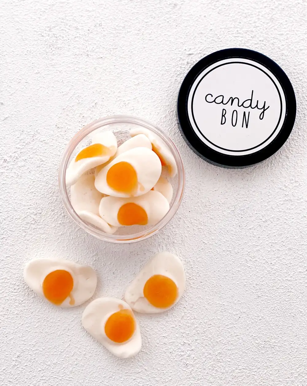 Candybon El Yapımı Sunny Side Up Yumurta Yumuşak Şeker Omlet Jelibon
