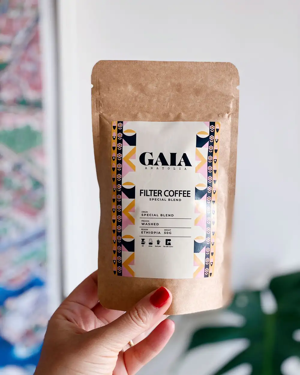Filtre Kahve - Etnik Special Blend Gaia Filter Coffee 50 gr.