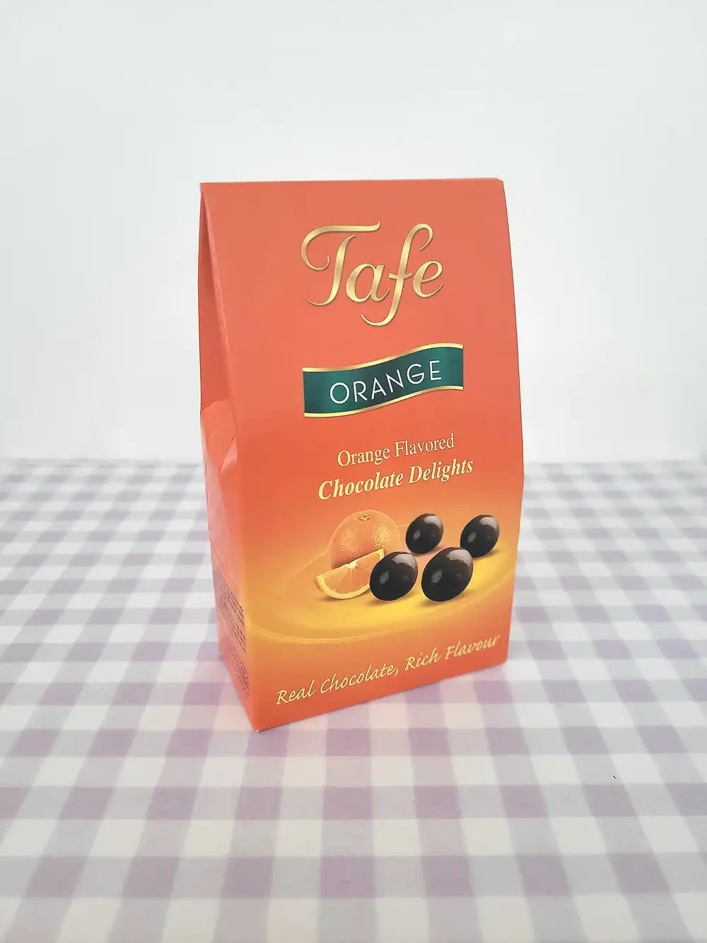 Tafe - Çikolata Kaplı Portakallı Lokum Draje