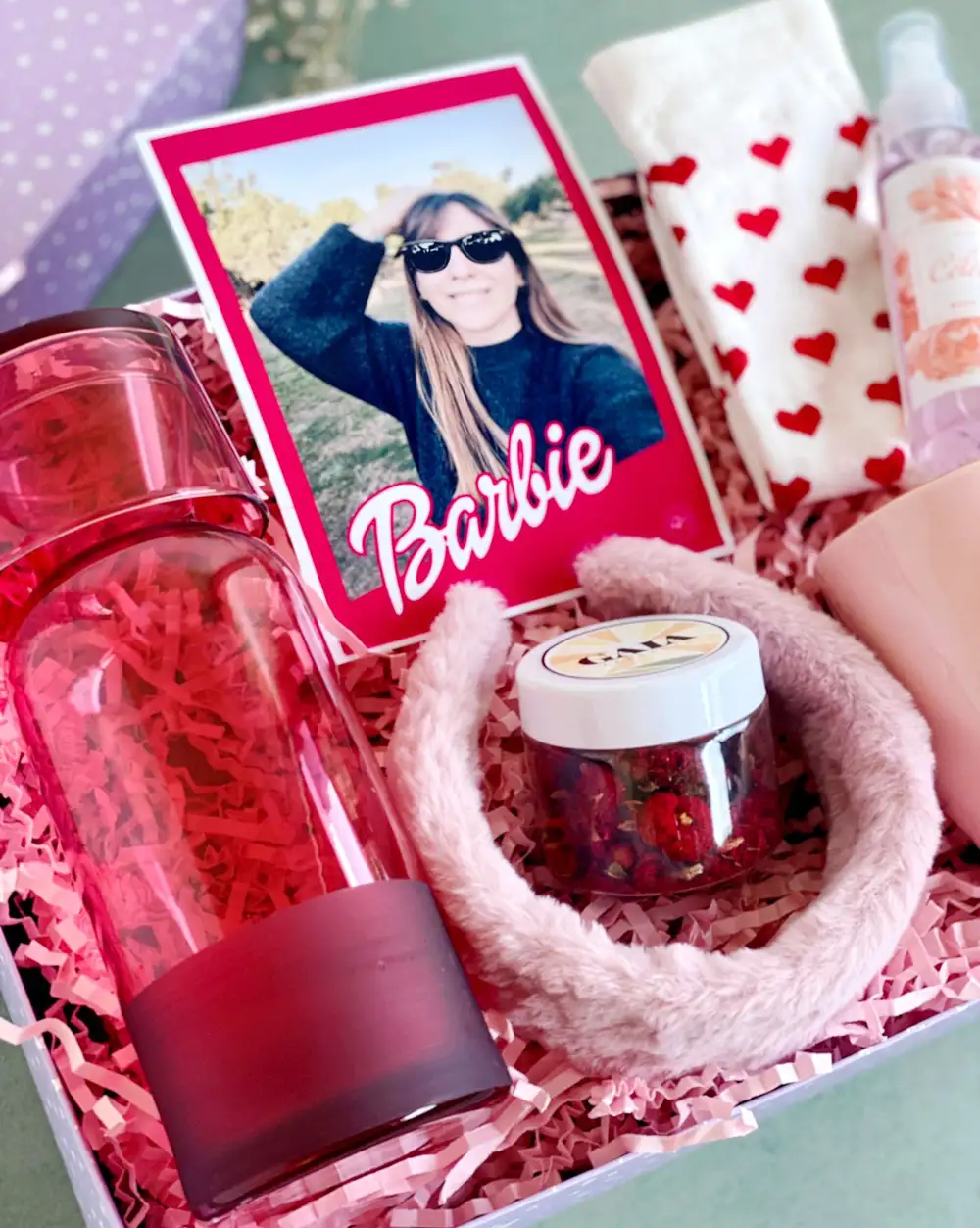 Celebre Barbie Kişiye Özel Fotoğraflı Barbie Hediye Kutusu Seti