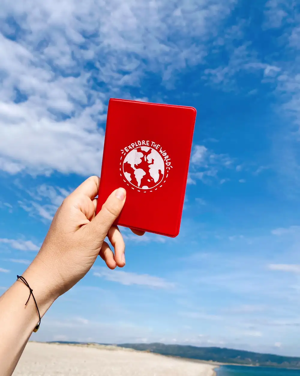 Explore The World Pasaport Kılıfı Ve Just Go Bavul Etiketi Tatil Hediye Seti