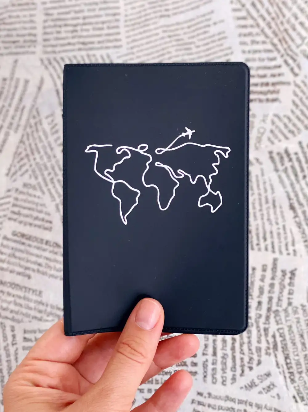 Özgür Hisset Pasaport Kılıfı Ve Özgür Hisset Bavul Etiketi Siyah Cool Tatil Hediye Seti