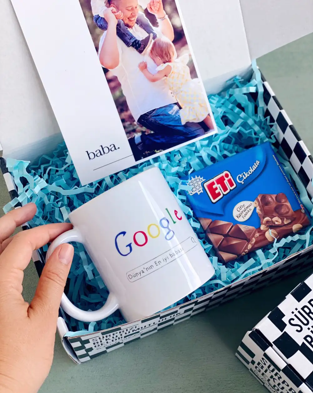Google Onaylı Dünyanın En İyi Babasısın Çikolatalı Babalar Günü Hediye Kutusu Seti