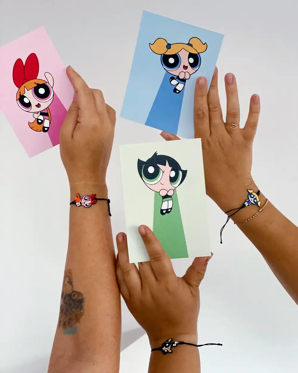 Powerpuff Girls En İyi Arkadaşlara Mineli Bileklik Seti 3'lü