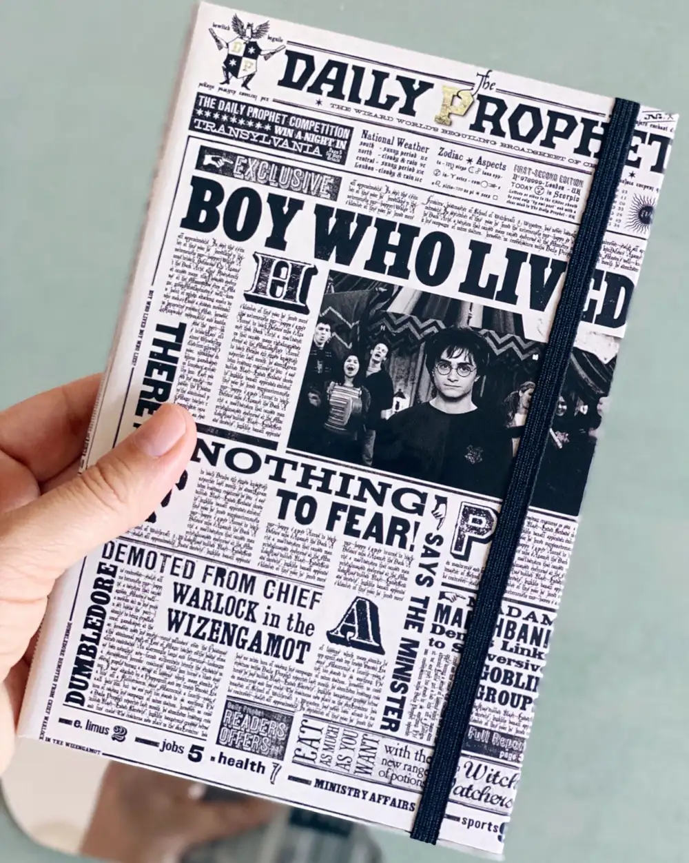 Harry Potter Temalı Sert Kapaklı Çizgisiz Defter