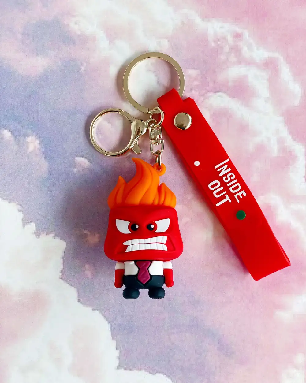 Inside Out Anahtarlık Çanta Aksesuarı - Ters Yüz Öfke Adam