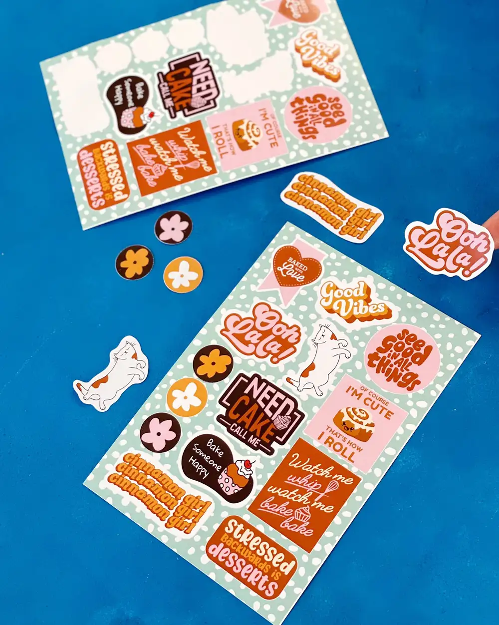 Cook Lover Tarçın Sticker Seti