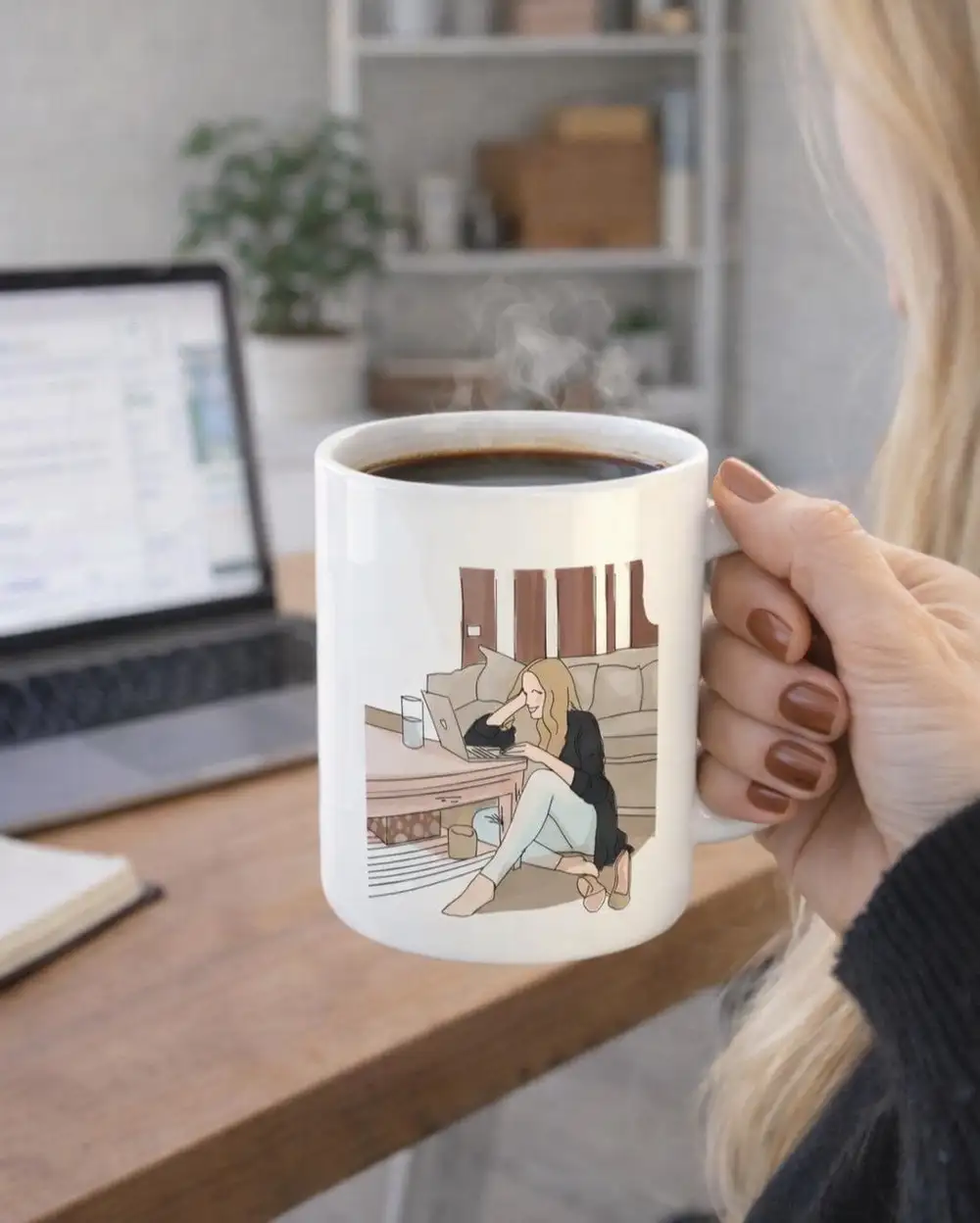 Güçlü Kadına Hediye Kupa Bardak