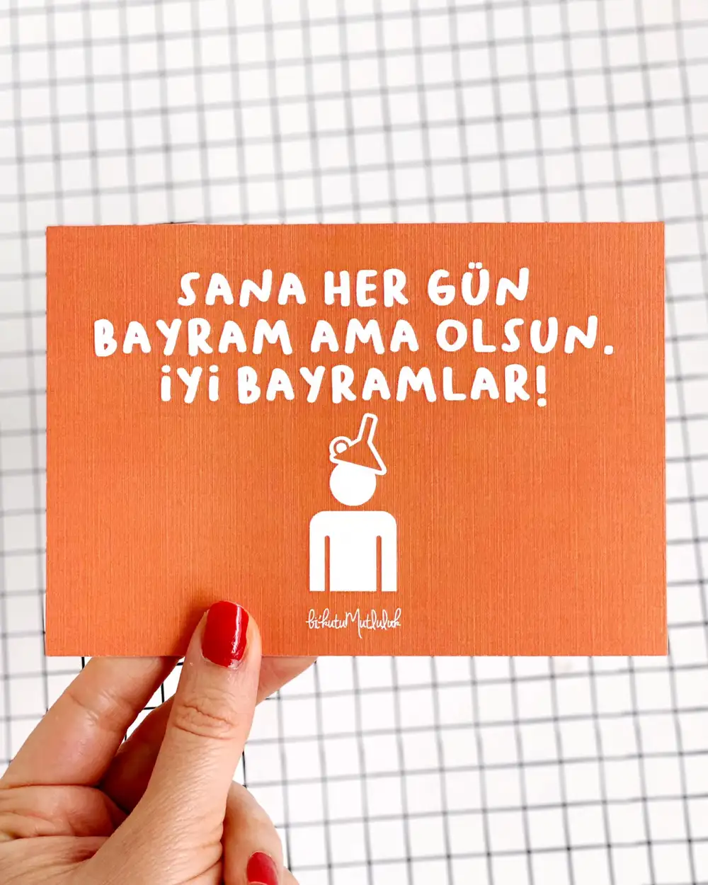 En Güzel Bayram Mesajları - Sana Her Gün Bayram Hediye Not Kartı