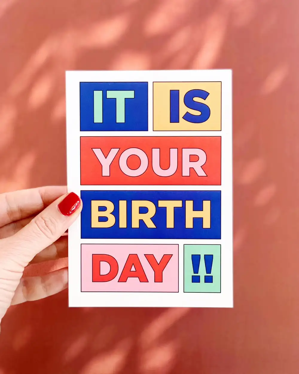 It's Your Birthday Doğum Günü Motto Kartı Kartpostal