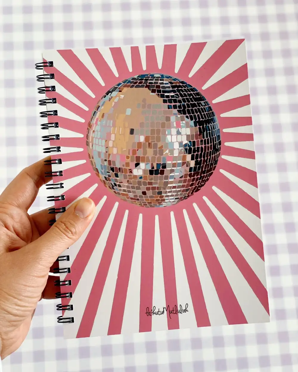 N198 Disco Party A5 Spiralli Defter