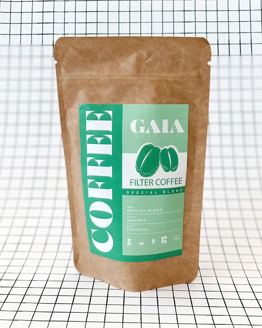 Filtre Kahve - Green Special Blend Filter Coffee Gaia Anatolia 50 gr.