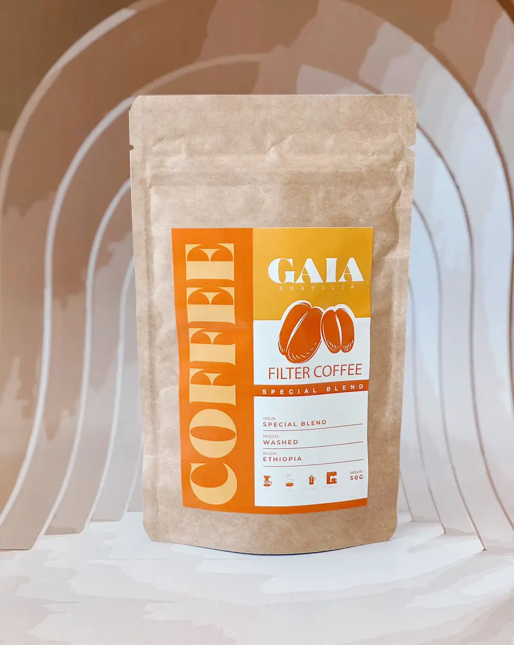 Filtre Kahve - Sunset Special Blend Filter Coffee Gaia Anatolia 50 gr.