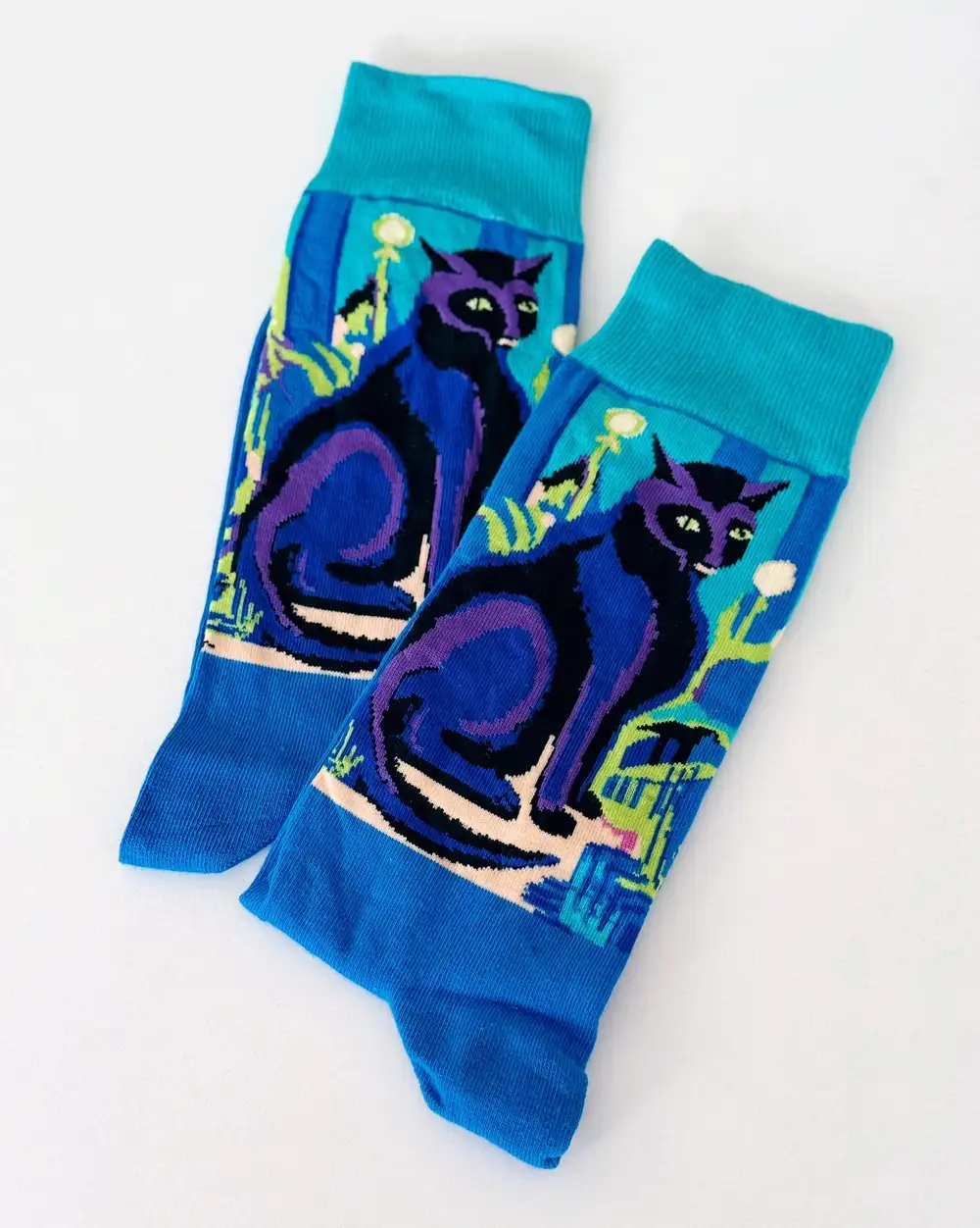 Socken Ernst Ludwig Kirchner Black Cat Çorap