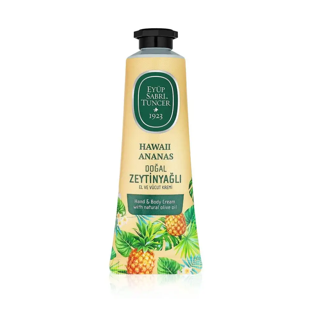 Hawaii Ananas Doğan Zeytinyağlı El Kremi 50ml Eyüp Sabri Tuncer