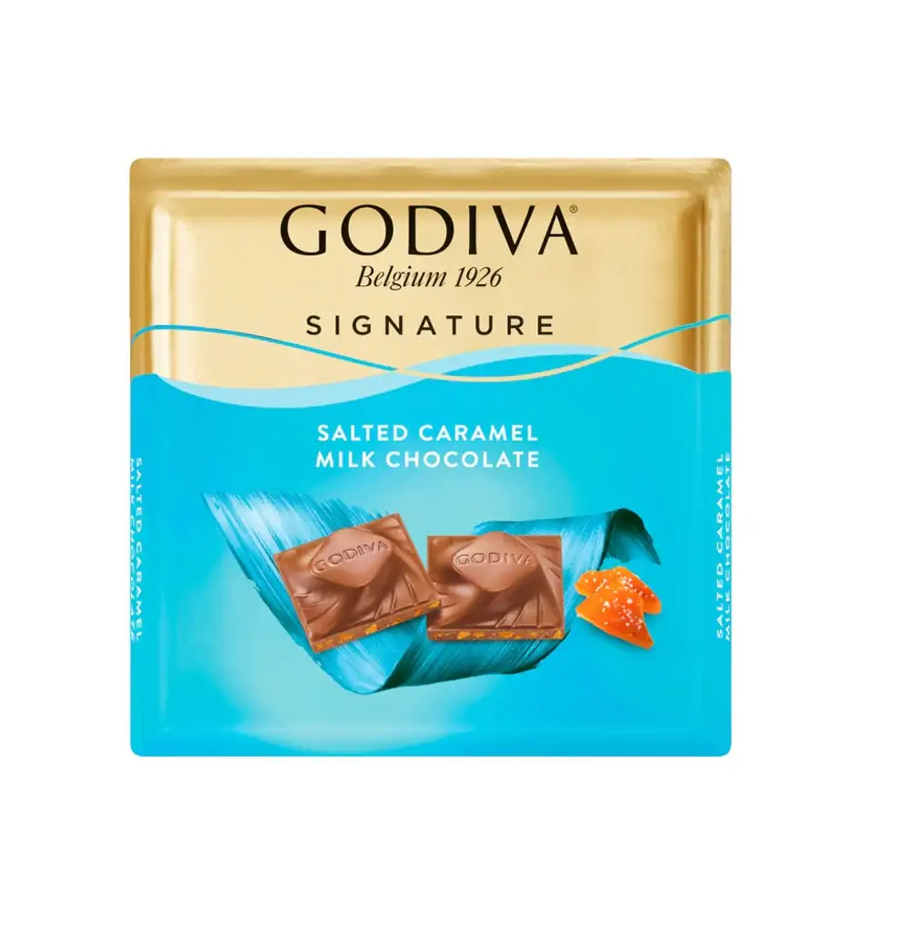 Godiva Tuzlu Karamelli Sütlü Kare Çikolata 60 gr