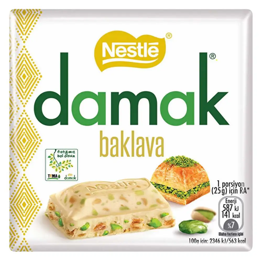 Nestlé Damak Çikolata Baklava 60G