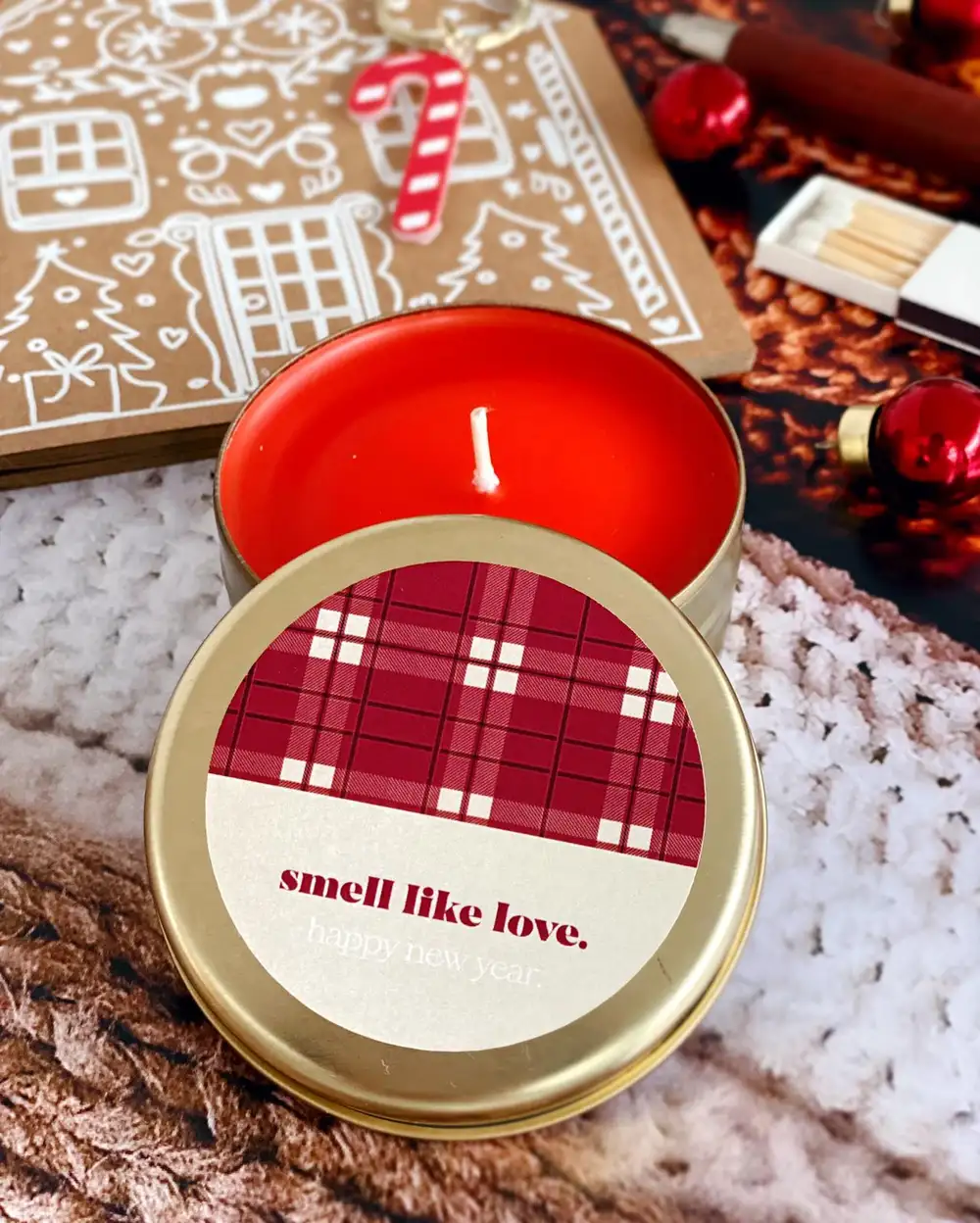 Smell Like Love Yılbaşı Hediyelik Mum