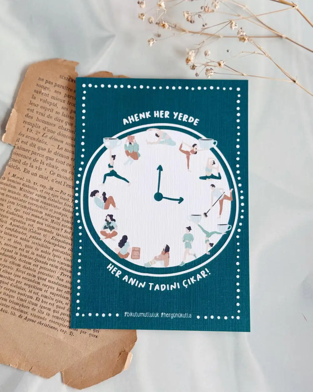 Ahenk Her Yerde Motto Kartı Kartpostal