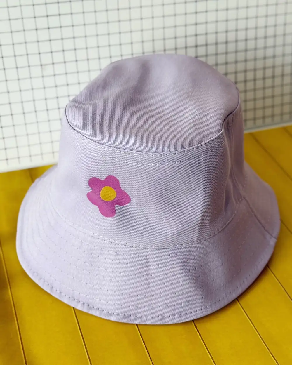 Pembe Papatya Balıkçı Bucket Şapka
