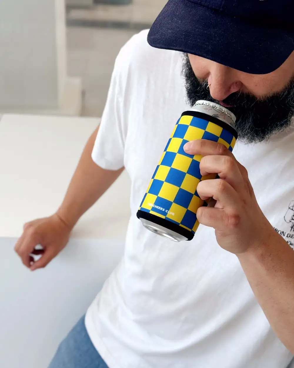 Fenerbahçe Taraftarına Soğuk İçecek Kılıfı Yalıtımlı Sleeve