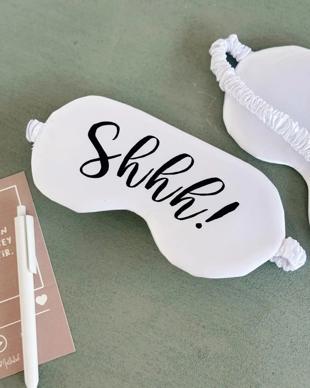 Shhh! Sessizlik Saten Uyku Bandı