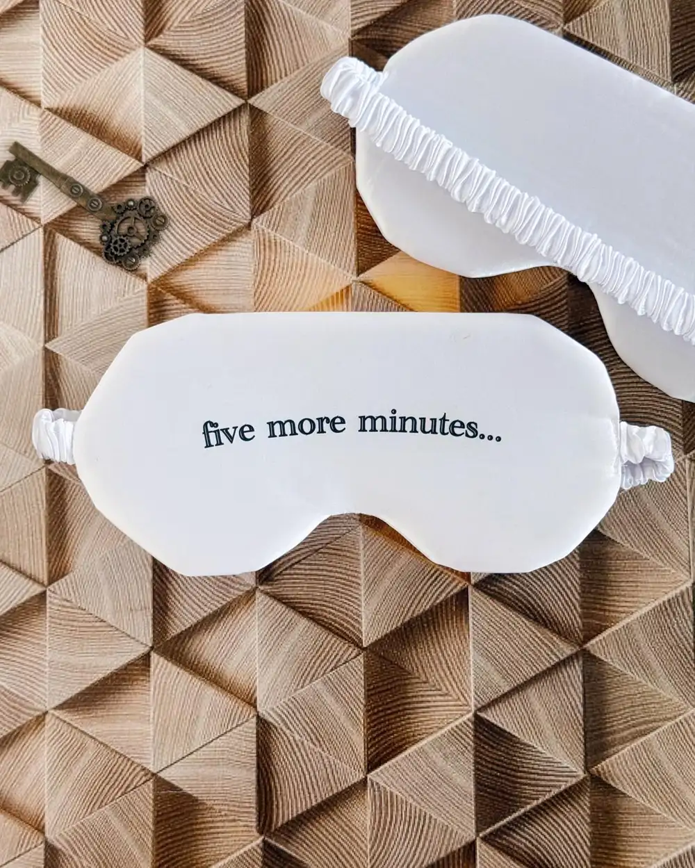 Five More Minutes Beş Dakika Daha Saten Uyku Bandı