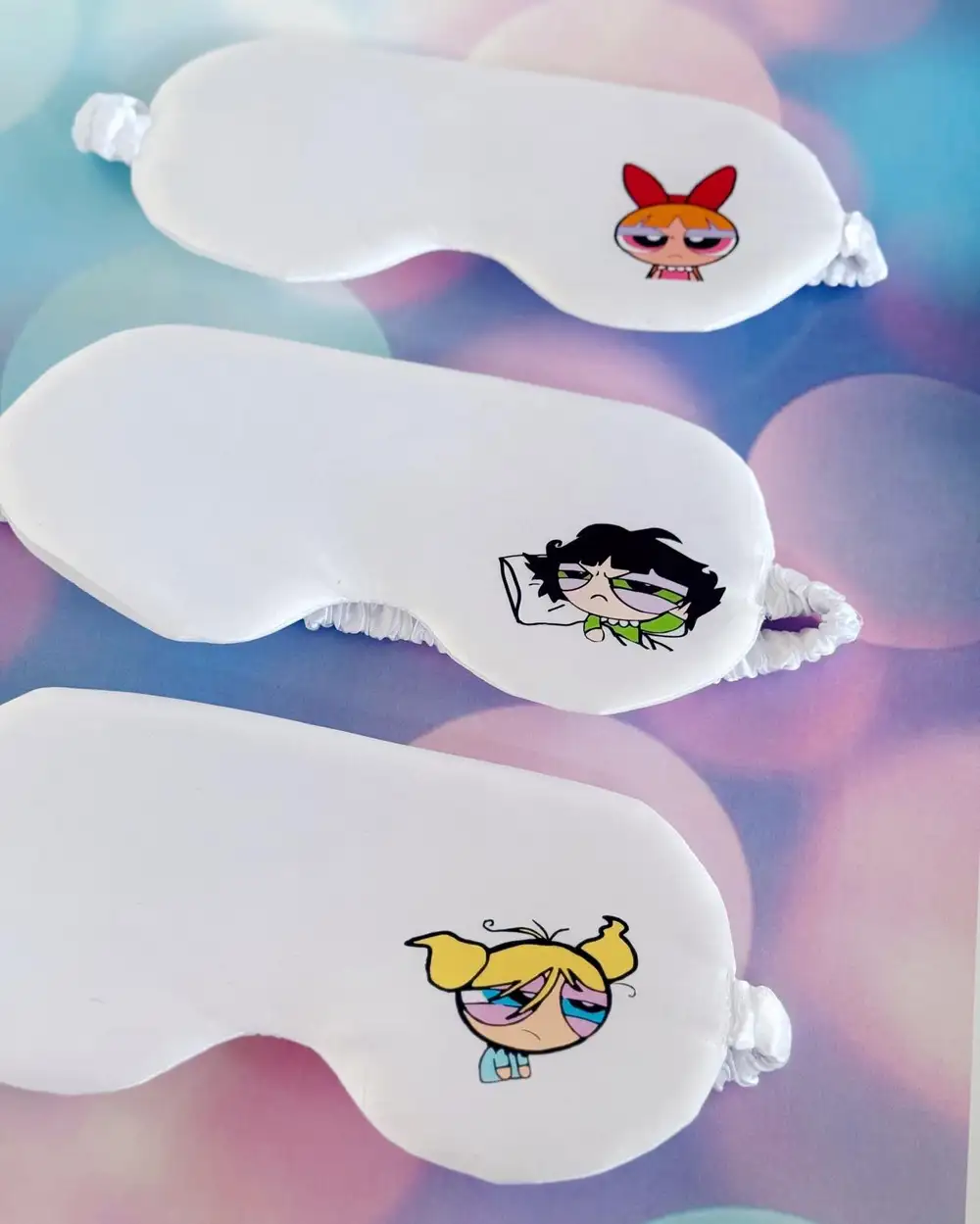 Powerpuff Girls En İyi Arkadaşlara Hediyelik 3lü Saten Uyku Bandı Seti