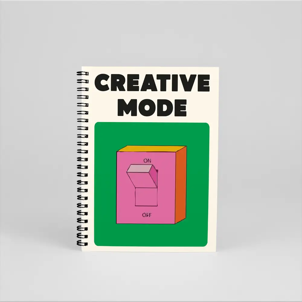 N261 Creative Mode A5 Spiralli Defter