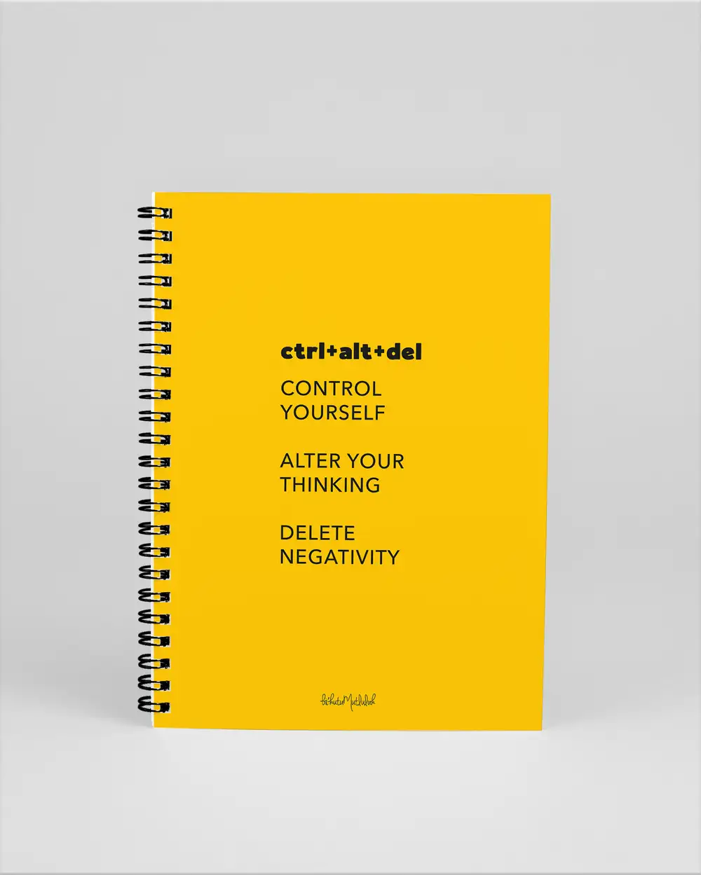 N267 Control Yourself A5 Spiralli Defter