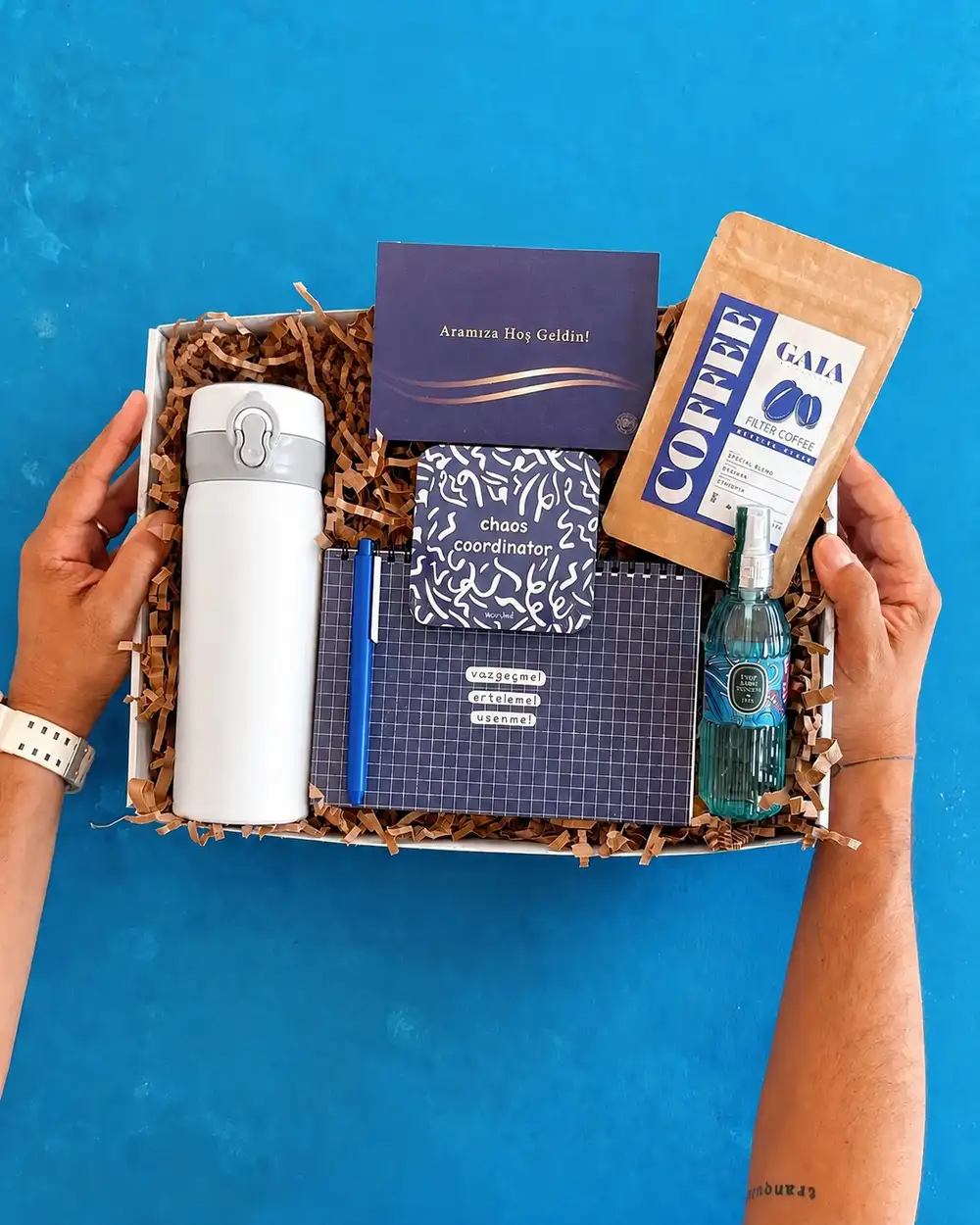 Termoslu Welcome Kit Hediye Kutusu